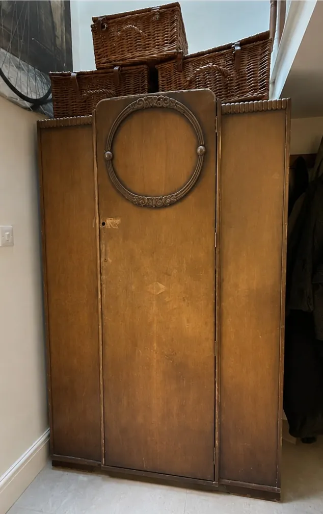 The peacock wardrobe, before