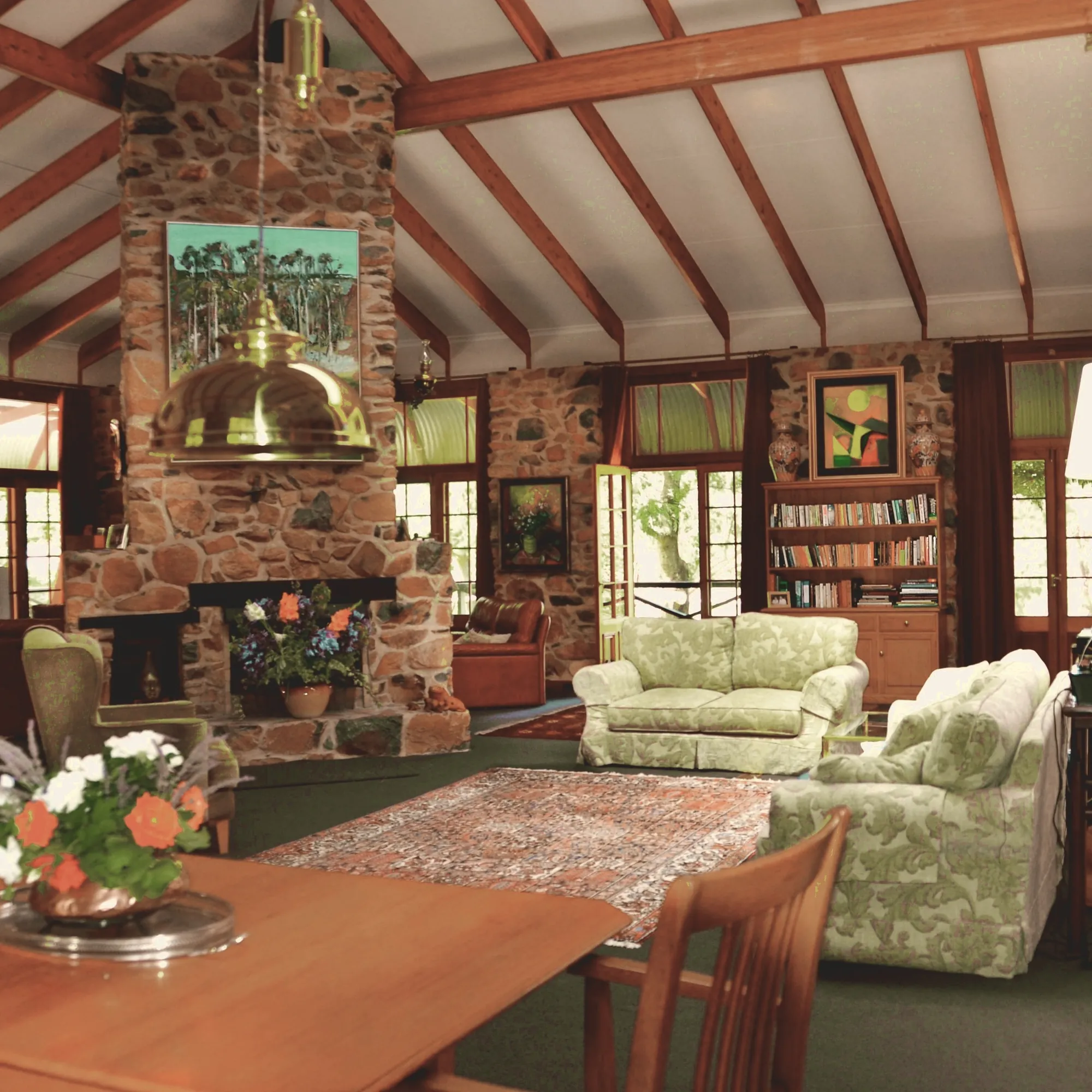 A garden room set for a workshop